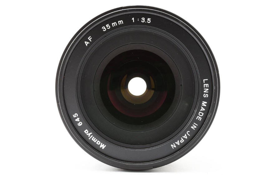 Mamiya 645 AF 35mm f/3.5 Wide Angle Lens w/ Hood & Cap Mint